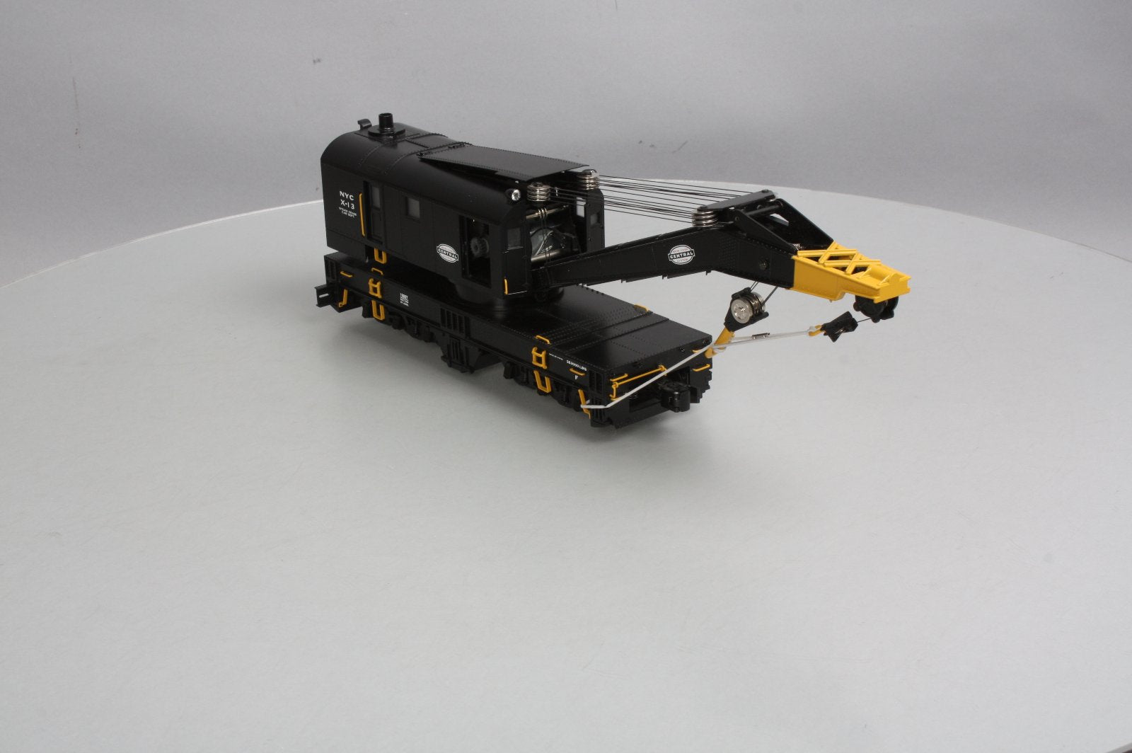 Lionel 6-19897 O Gauge New York Central TMCC Operating Crane Car #X-13 NIB