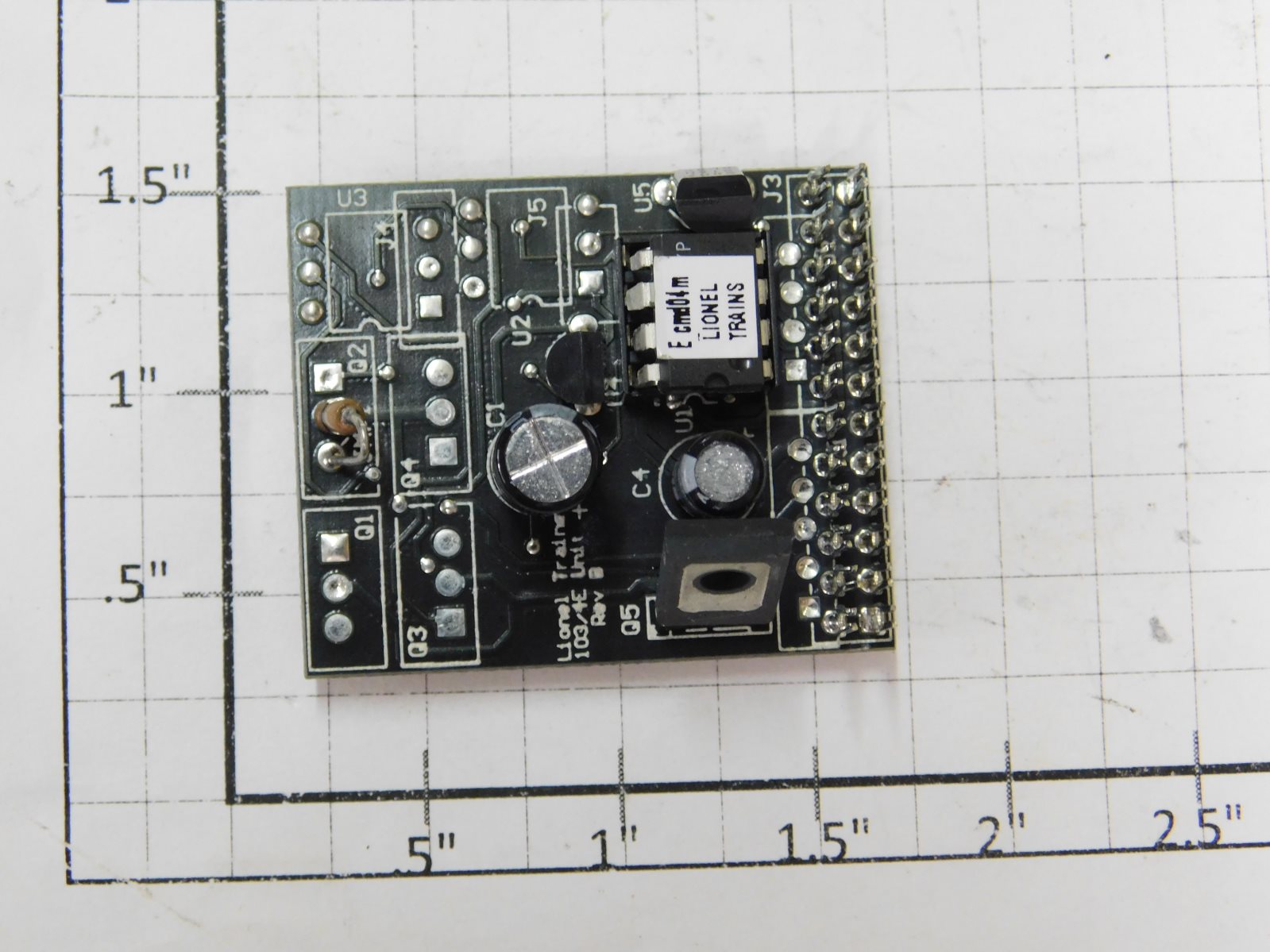 Lionel 691PCB1022X3 104E CMD Ready Reverse Logic PCB Circuit Board