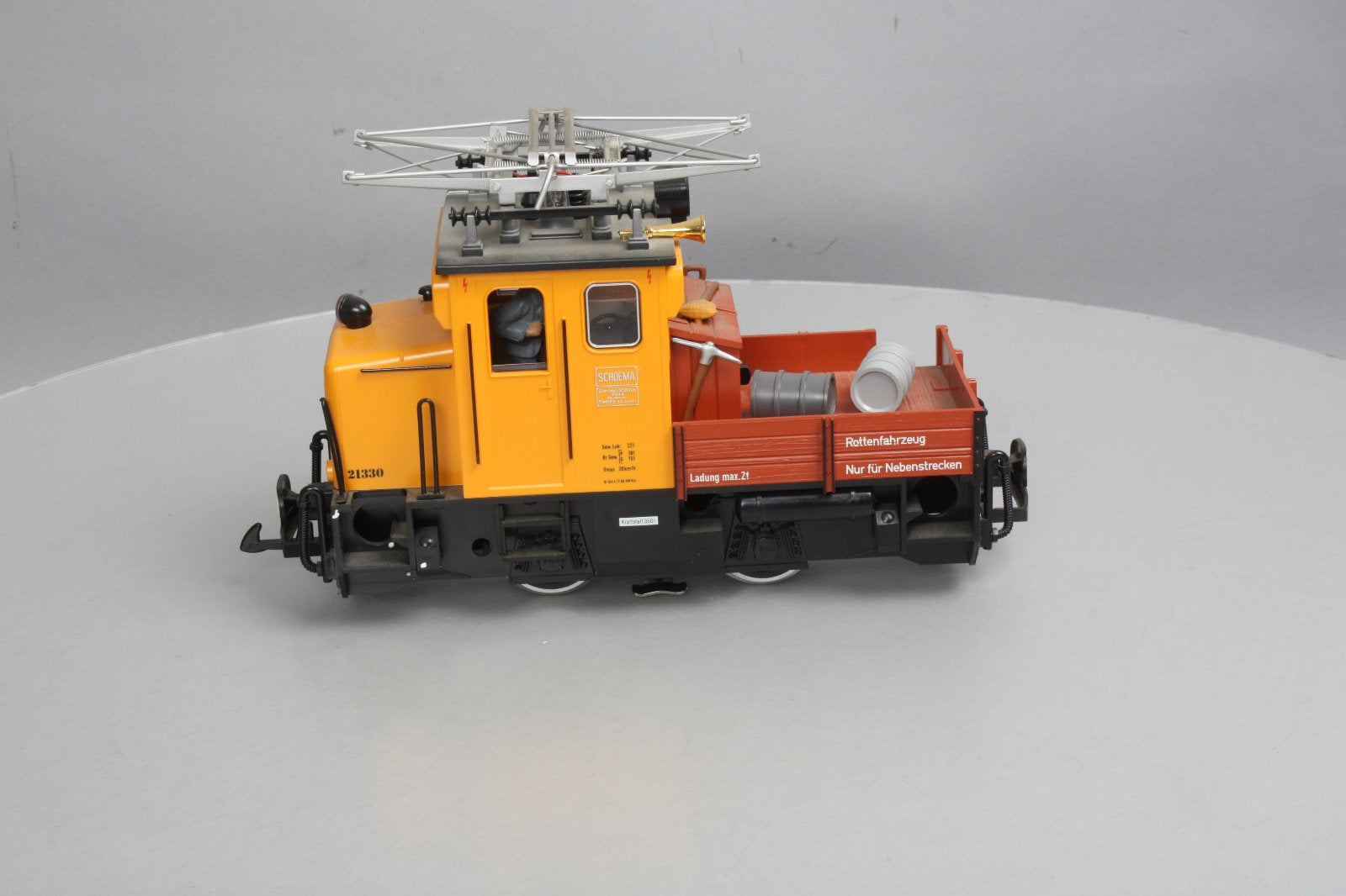 LGB 21330 G Scale MOW Electric Locomotive LN/Box