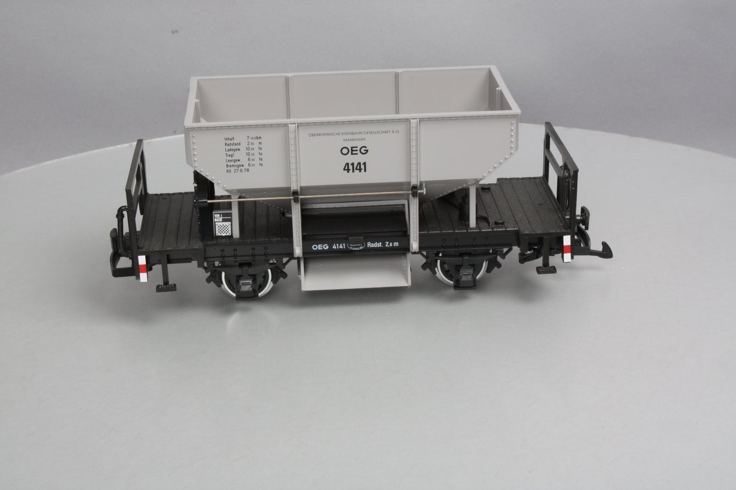 LGB 41410 OEG Ballast Car (Metal Wheels) LN