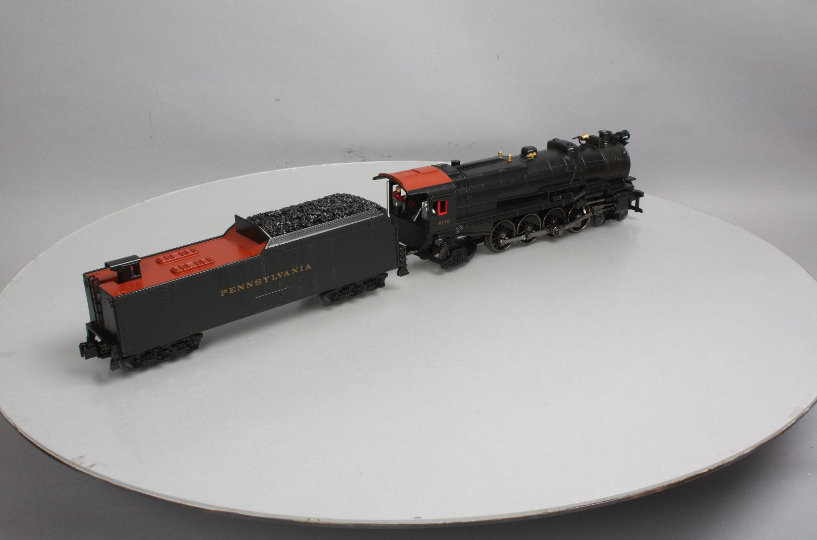 MTH 30-1578-1 O PRR 4-8-2 M-1a Mountain Steam Locomotive w/PS3.0 #6775