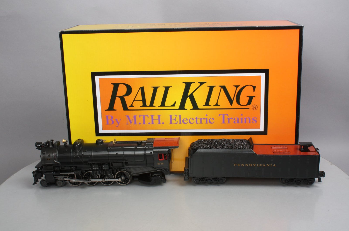 MTH 30-1578-1 O PRR 4-8-2 M-1a Mountain Steam Locomotive w/PS3.0 #6775