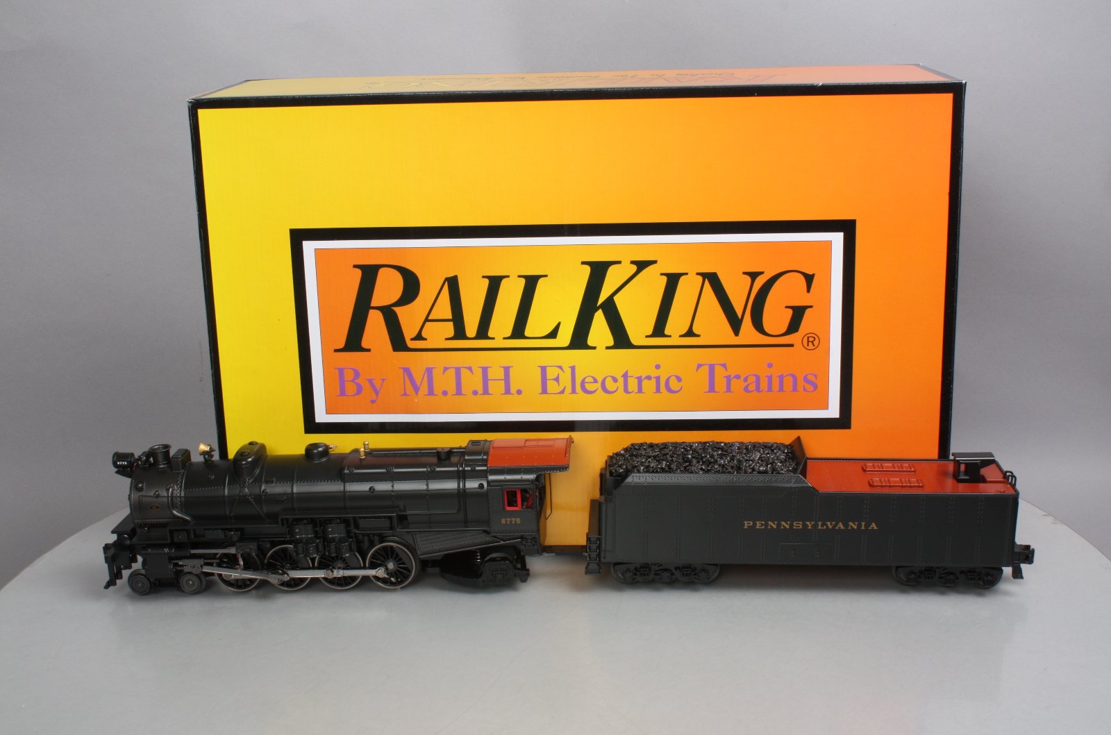 MTH 30-1578-1 O PRR 4-8-2 M-1a Mountain Steam Locomotive w/PS3.0 #6775