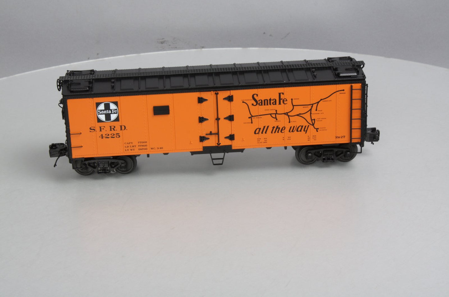 MTH 20-94243 Santa Fe Steel Sided Reefer #4225