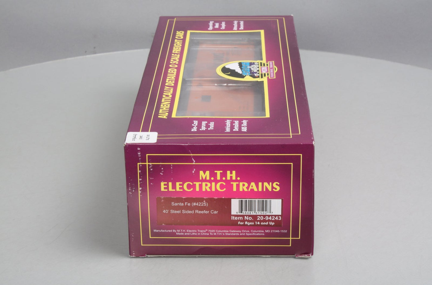 MTH 20-94243 Santa Fe Steel Sided Reefer #4225