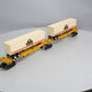 Lionel 6-16345 O TTUX Flatcar w/ Southern Pacific Trailers #16345 #16346 LN/Box