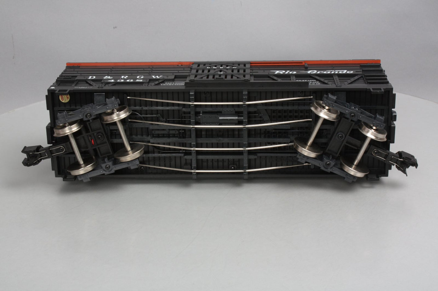 LGB 43682 G Scale D&RGW Cattle Car w/ Electric Sound (Metal Wheels) LN/Box