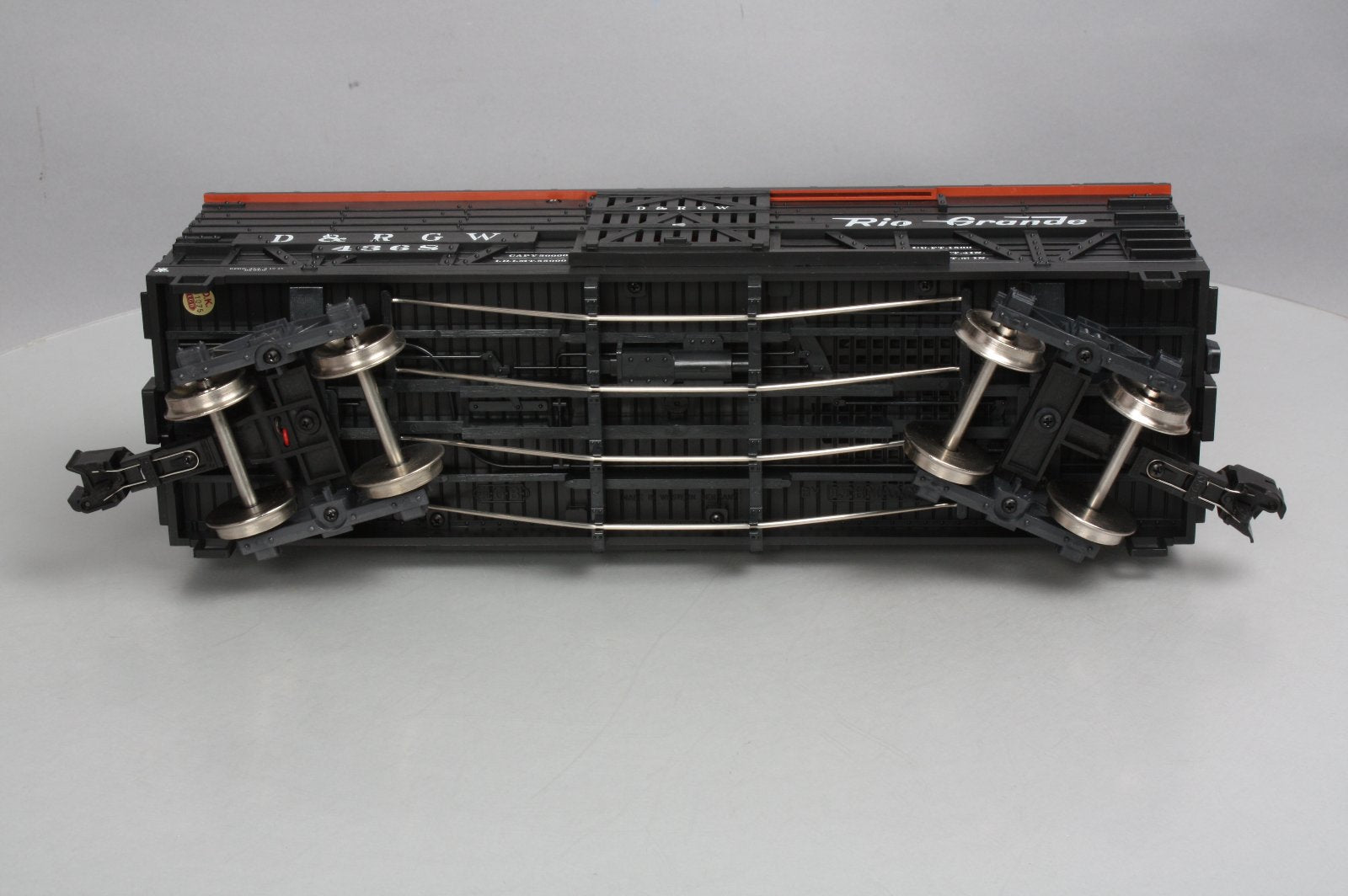 LGB 43682 G Scale D&RGW Cattle Car w/ Electric Sound (Metal Wheels) LN/Box