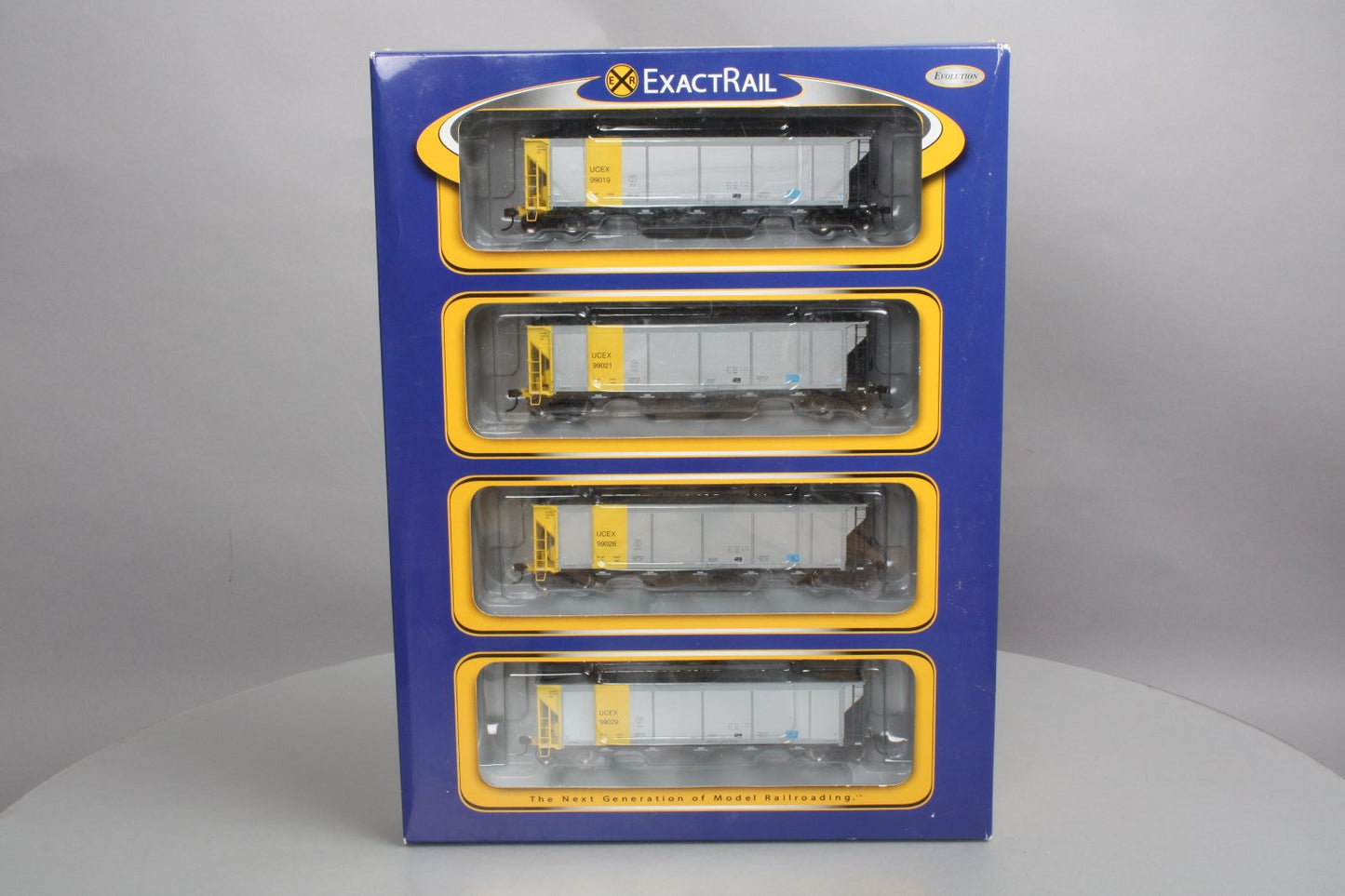 ExactRail EE-1305-3 HO UCEX Johnstown Autoflood II Coal Hopper Set NIB