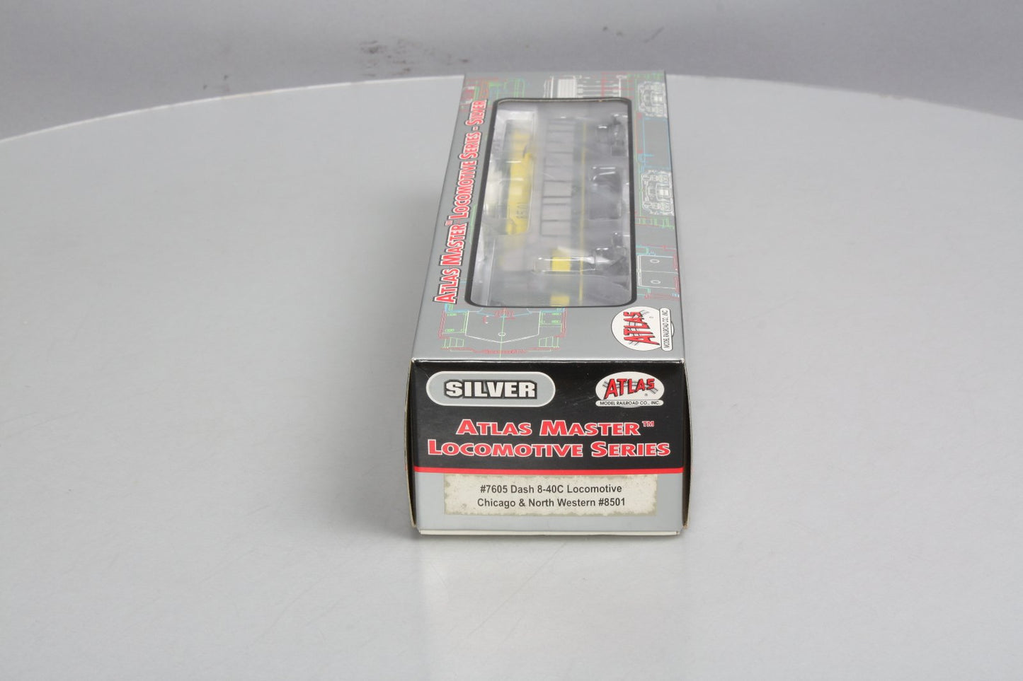 Atlas 7605 HO Chicago & North Western Dash 8-40C Diesel Locomotive #8501