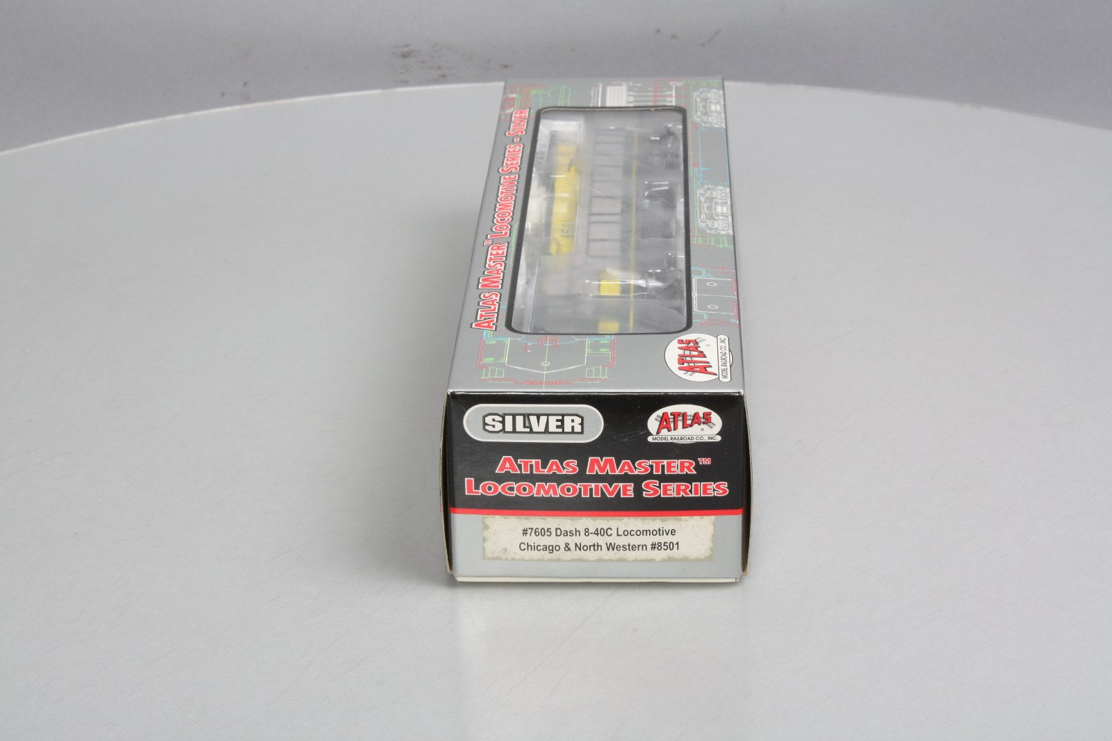 Atlas 7605 HO Chicago & North Western Dash 8-40C Diesel Locomotive #8501