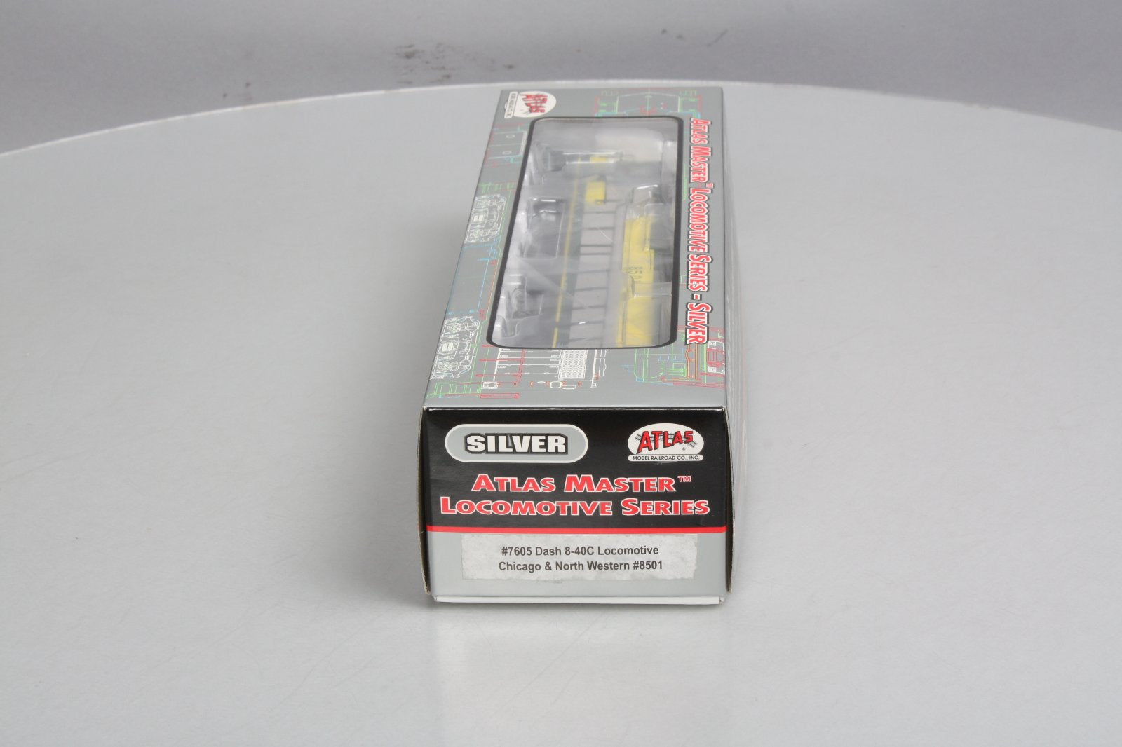 Atlas 7605 HO Chicago & North Western Dash 8-40C Diesel Locomotive #8501