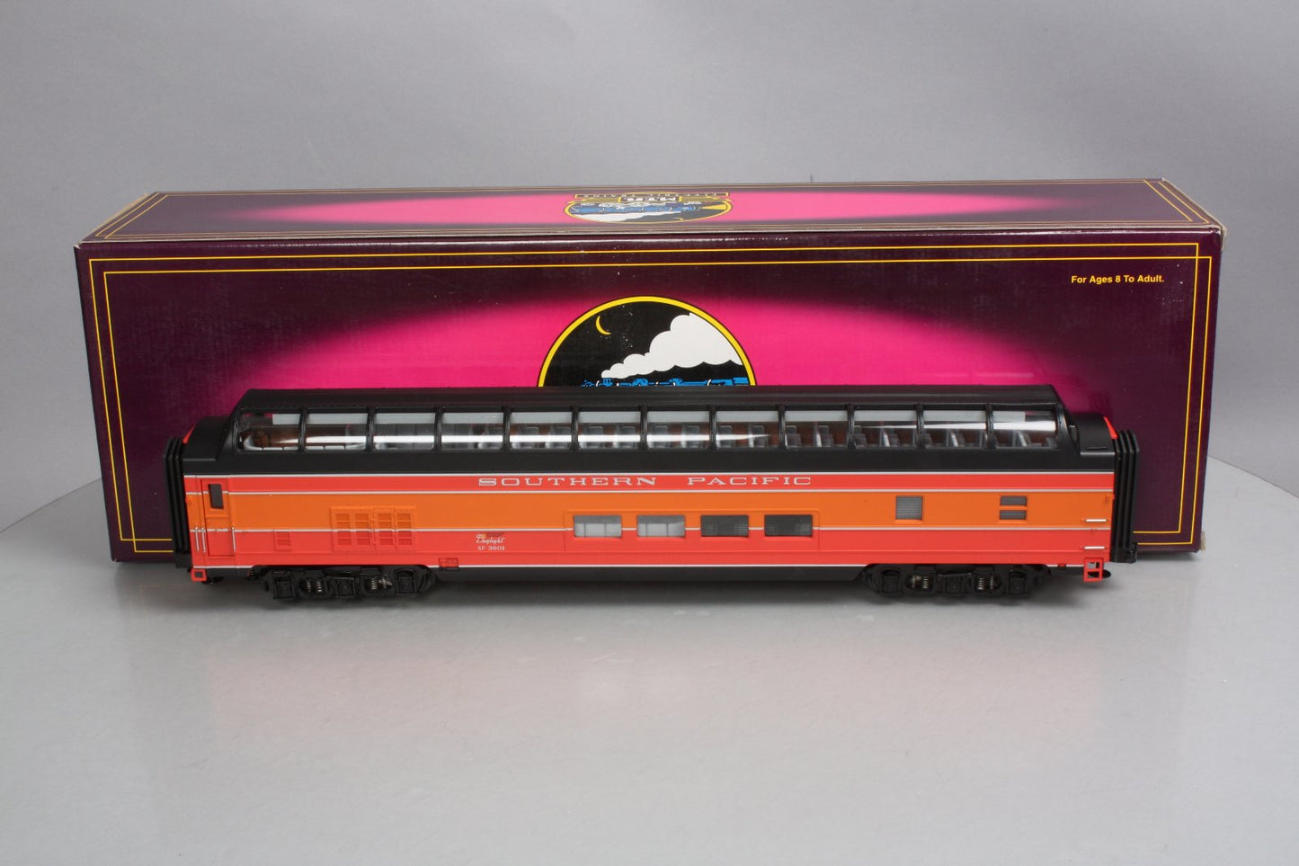 MTH 20-6786 70' Southern Pacific Full Length Vista Dome Passenger Car LN/Box