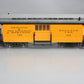 LGB 3084 D&RG Yellow & Silver Baggage Car w/ Custom Figure - Metal Wheels LN/Box