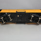 LGB 3084 D&RG Yellow & Silver Baggage Car w/ Custom Figure - Metal Wheels LN/Box