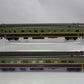 MTH 20-66029 O Canadian National 70' Streamlined Sleeper/Diner Passenger Car Set LN/Box