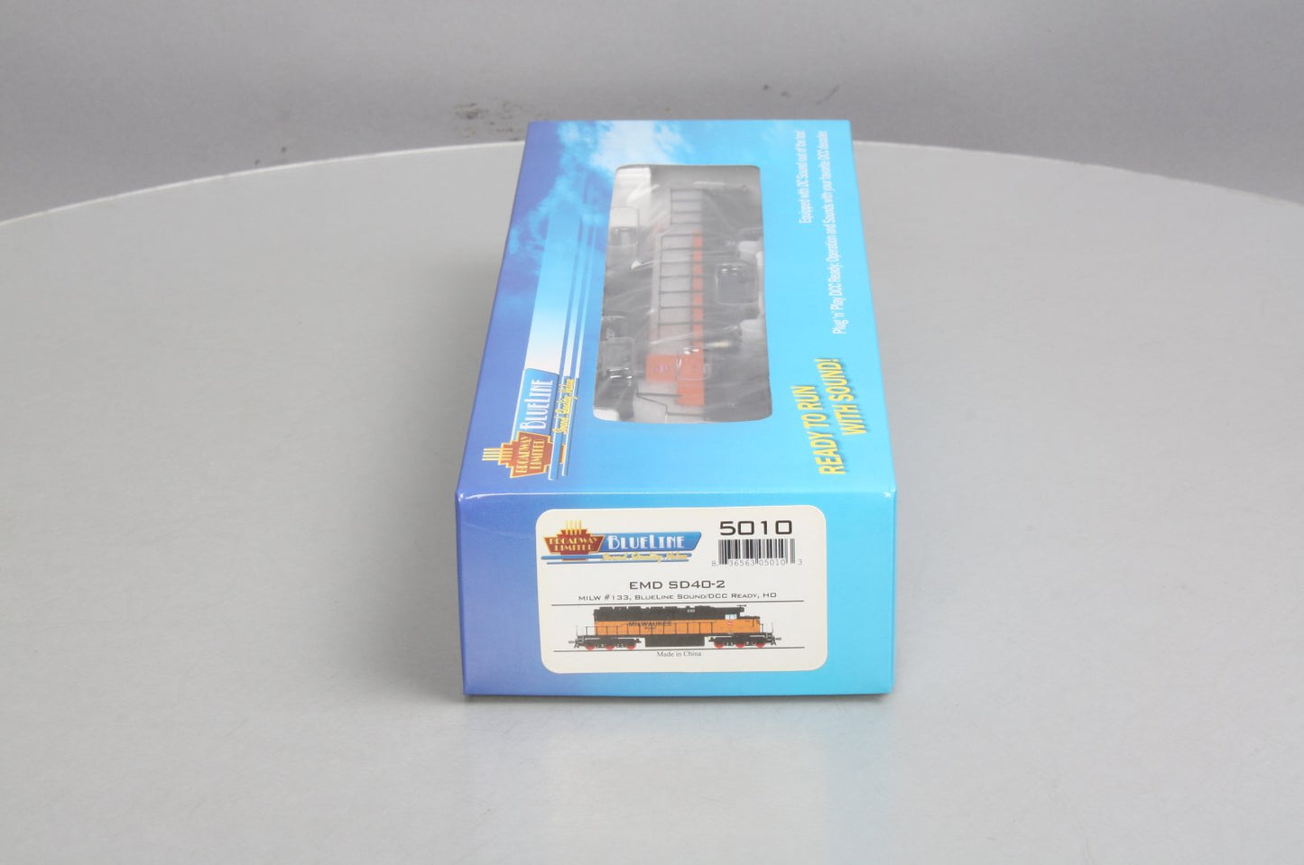 Broadway Limited 5010 HO MILW EMD SD40-2 Low Hood Diesel Locomotive w/Sound #133