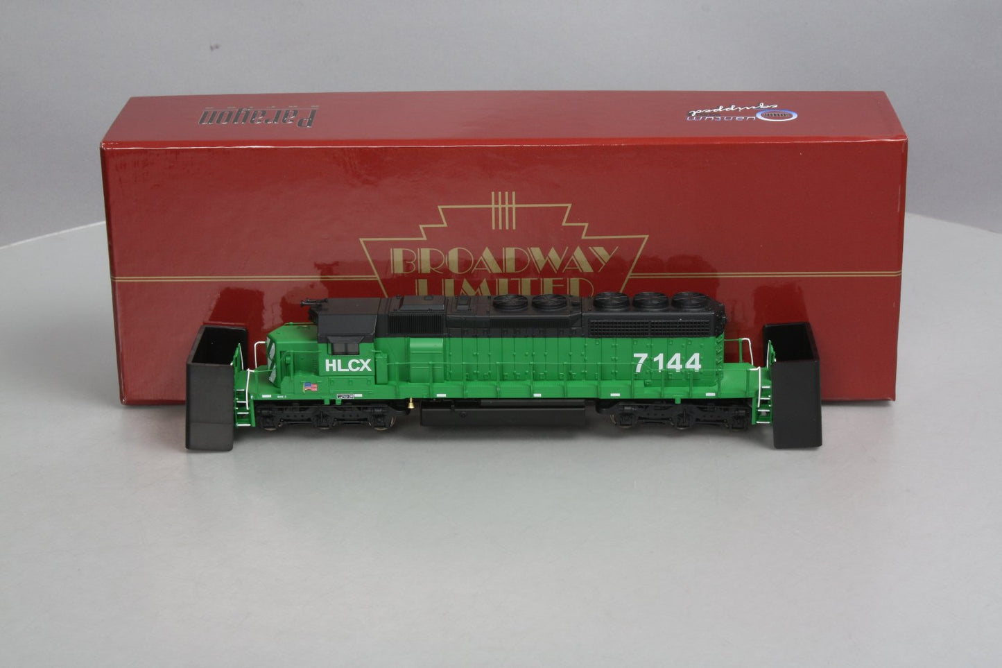 Broadway Limited 714 HO Helm Leasing EMD SD40-2 Diesel #7144 w/Quantum/DCC LN/Box