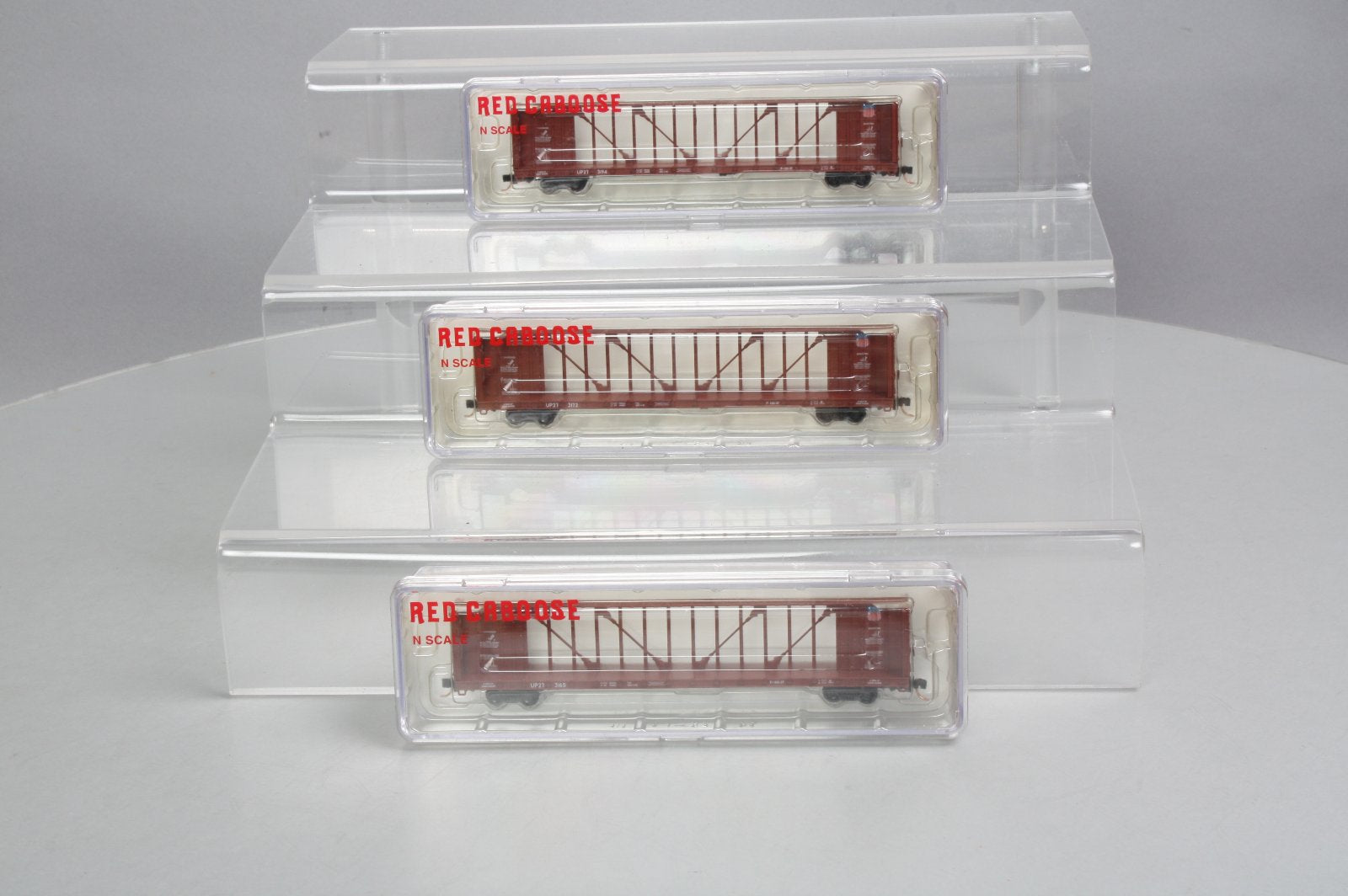 Red Caboose 16503 N Scale Union Pacific 73' Centerbeam Flatcar - 3 Pack