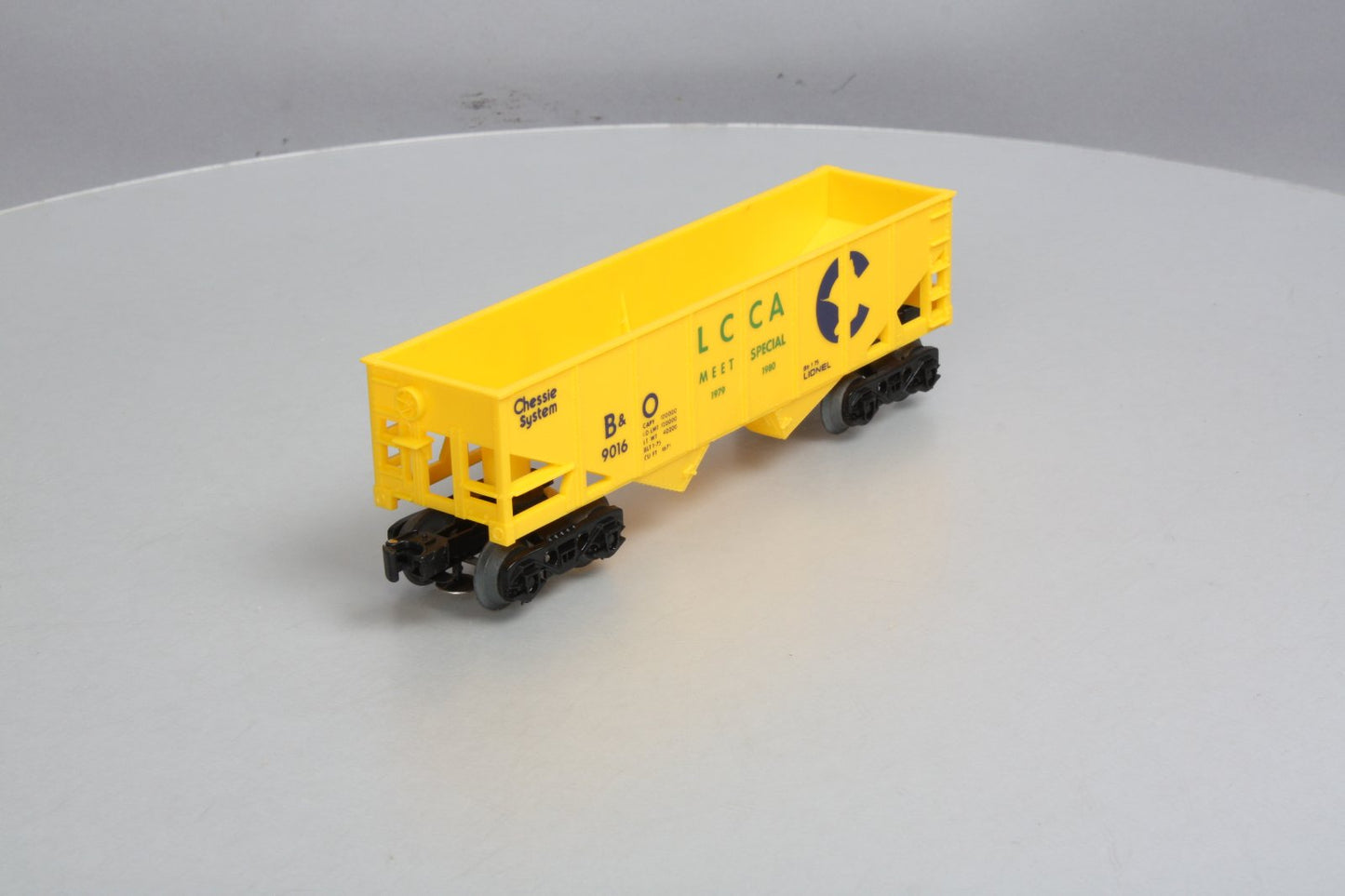 Lionel 6-9016 O Gauge LCCA Meet Special Baltimore & Ohio 2-Bay Hopper NIB