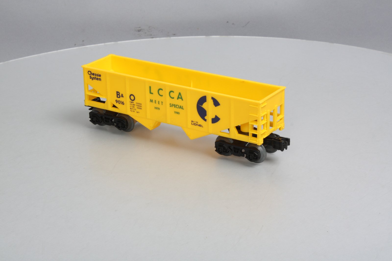 Lionel 6-9016 O Gauge LCCA Meet Special Baltimore & Ohio 2-Bay Hopper NIB