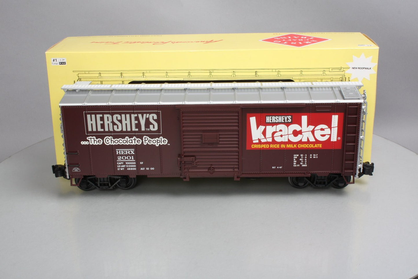 Aristo-Craft 46065 Hershey's Steel Boxcar #2001 LN/Box