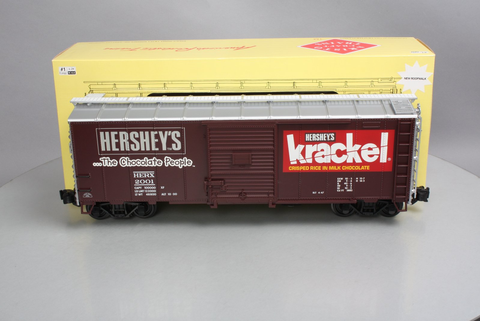 Aristo-Craft 46065 Hershey's Steel Boxcar #2001 LN/Box