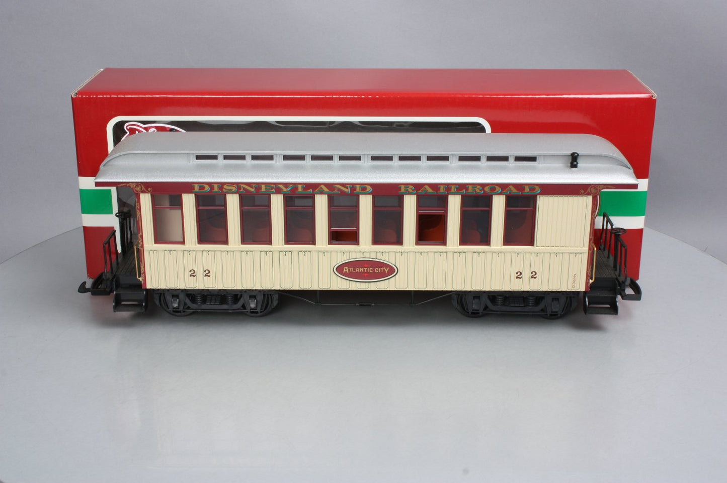 LGB 33805 G Scale Disneyland Railroad "Atlantic City" Passenger Car