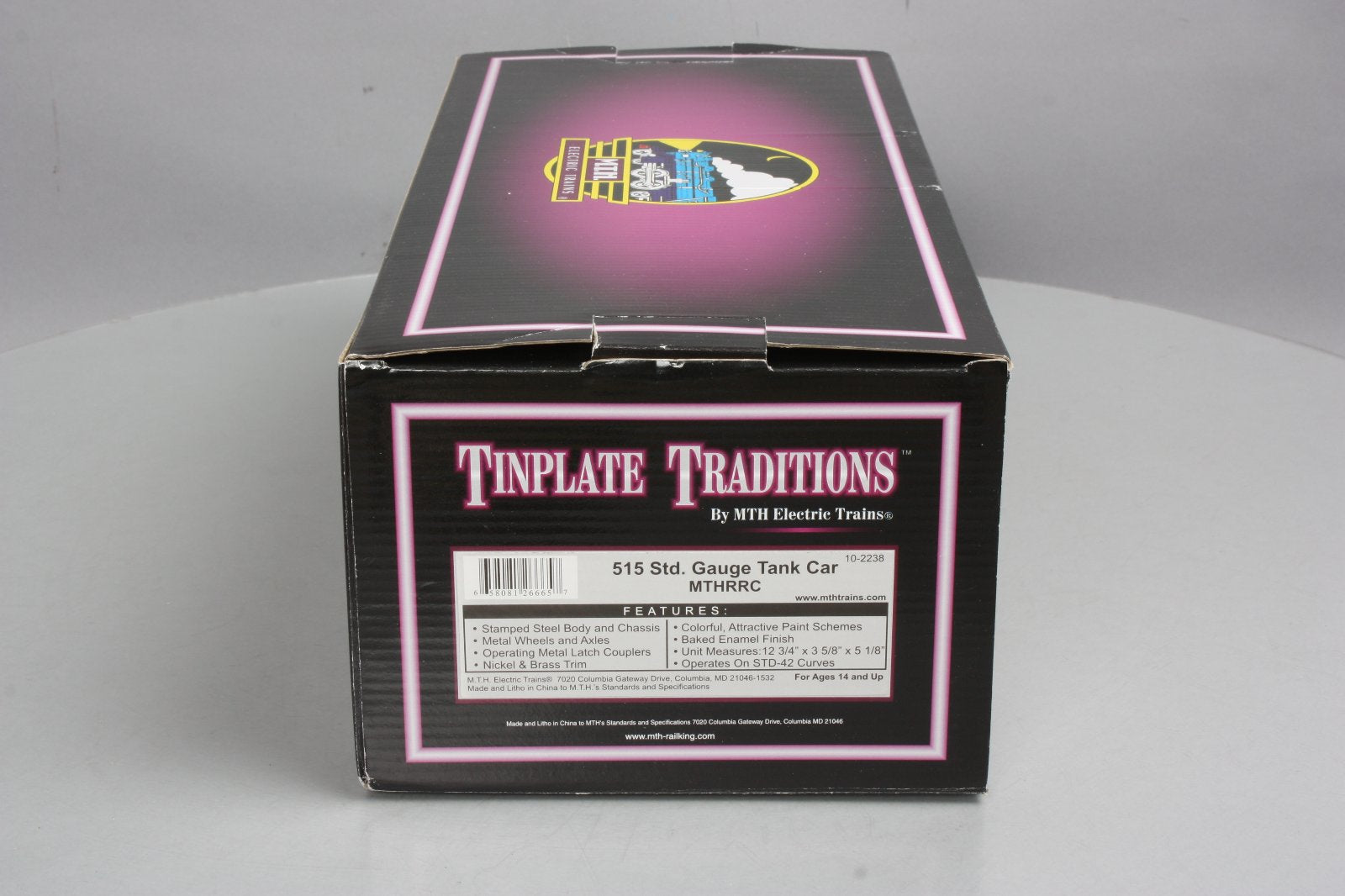 MTH 10-2238 Standard Gauge MTHRRC Tank Car #515 MT/Box