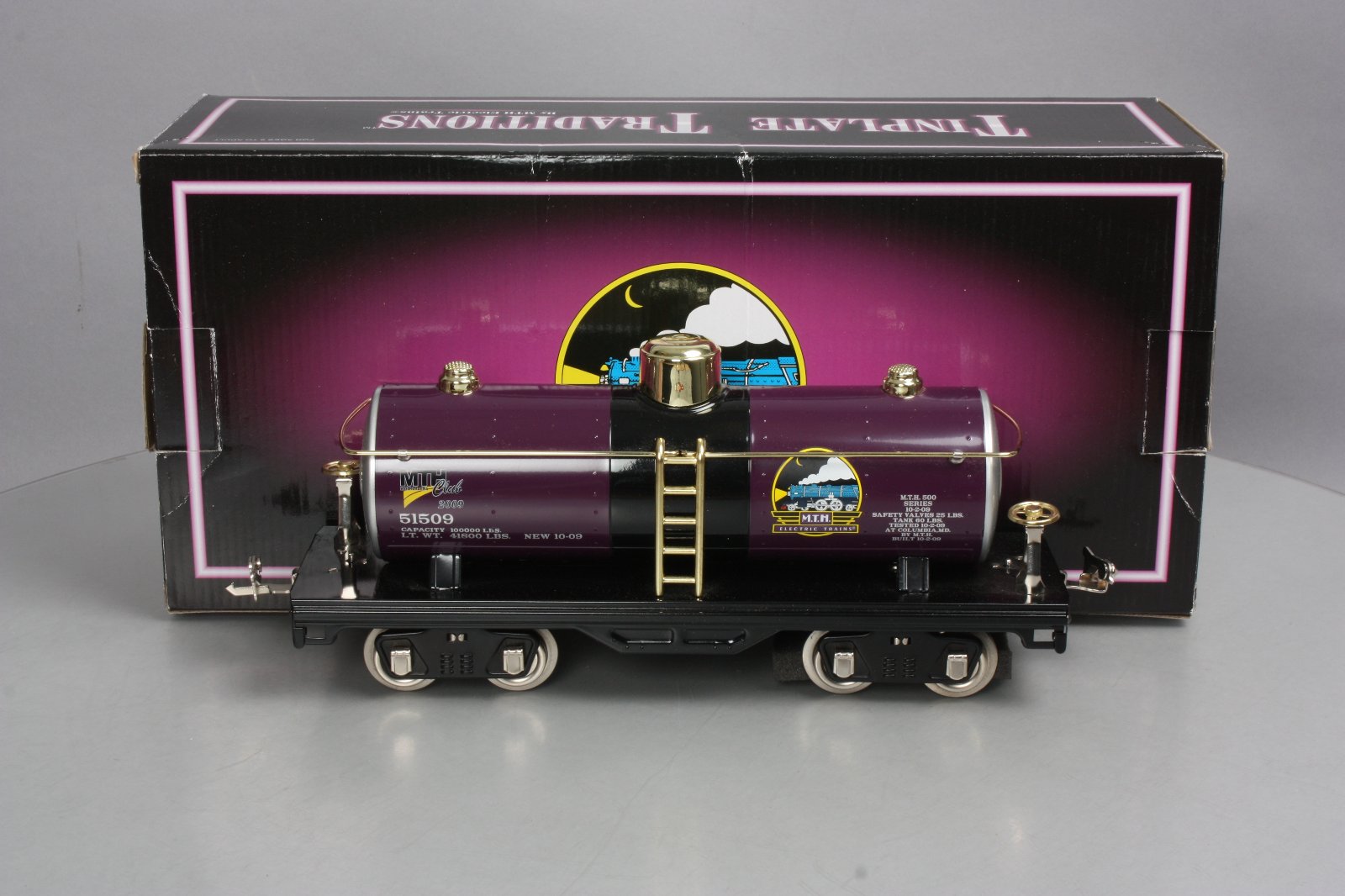MTH 10-2238 Standard Gauge MTHRRC Tank Car #515 MT/Box