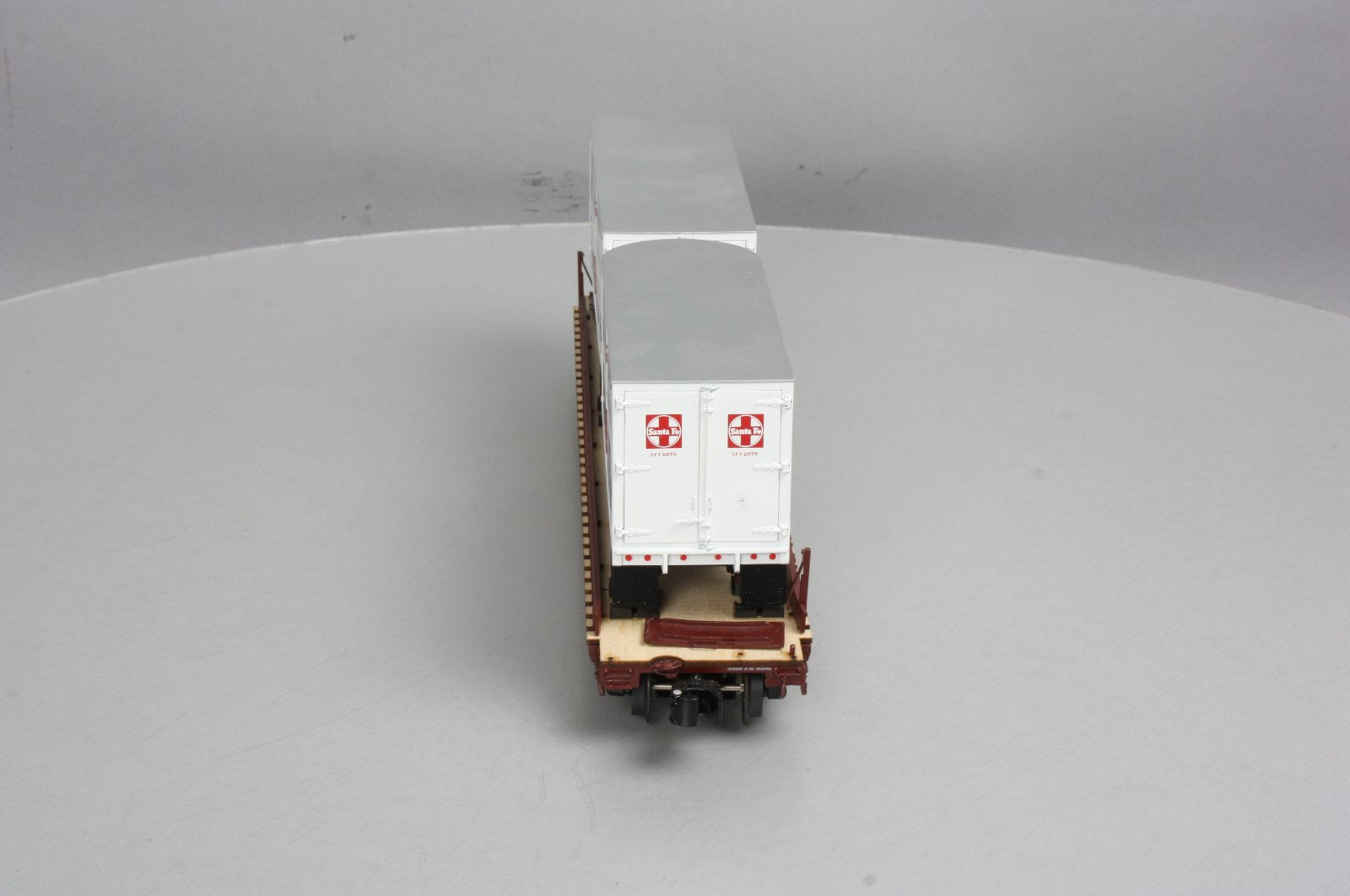 Lionel 6-27068 Santa Fe Flatcar with Piggyback Trailers