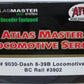 Atlas 9030 HO BC Rail GE Dash 8-39B Diesel Locomotive #3902