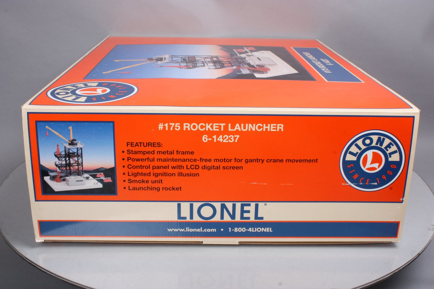 Lionel 6-14237 O Gauge 175 Operating Rocket Launcher LN/Box