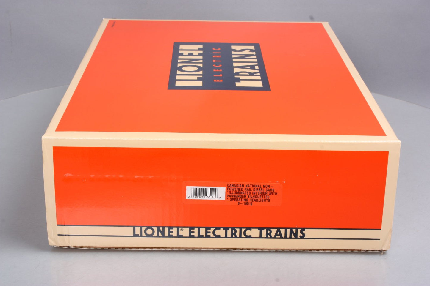 Lionel 6-18512 O Canadian National Non-Powered Budd Car Set NIB