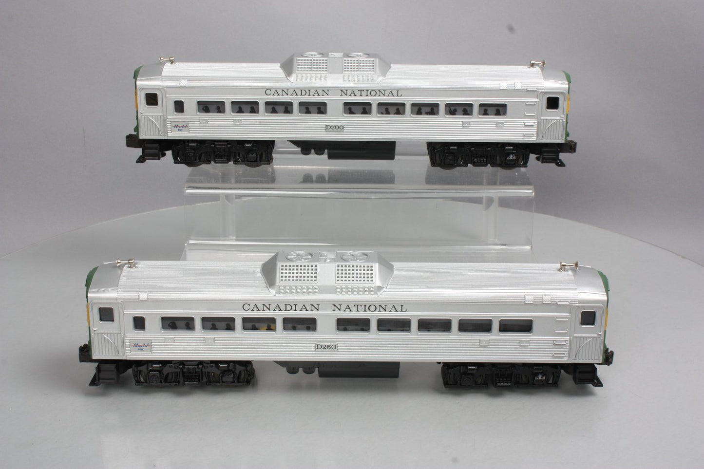 Lionel 6-18512 O Canadian National Non-Powered Budd Car Set NIB