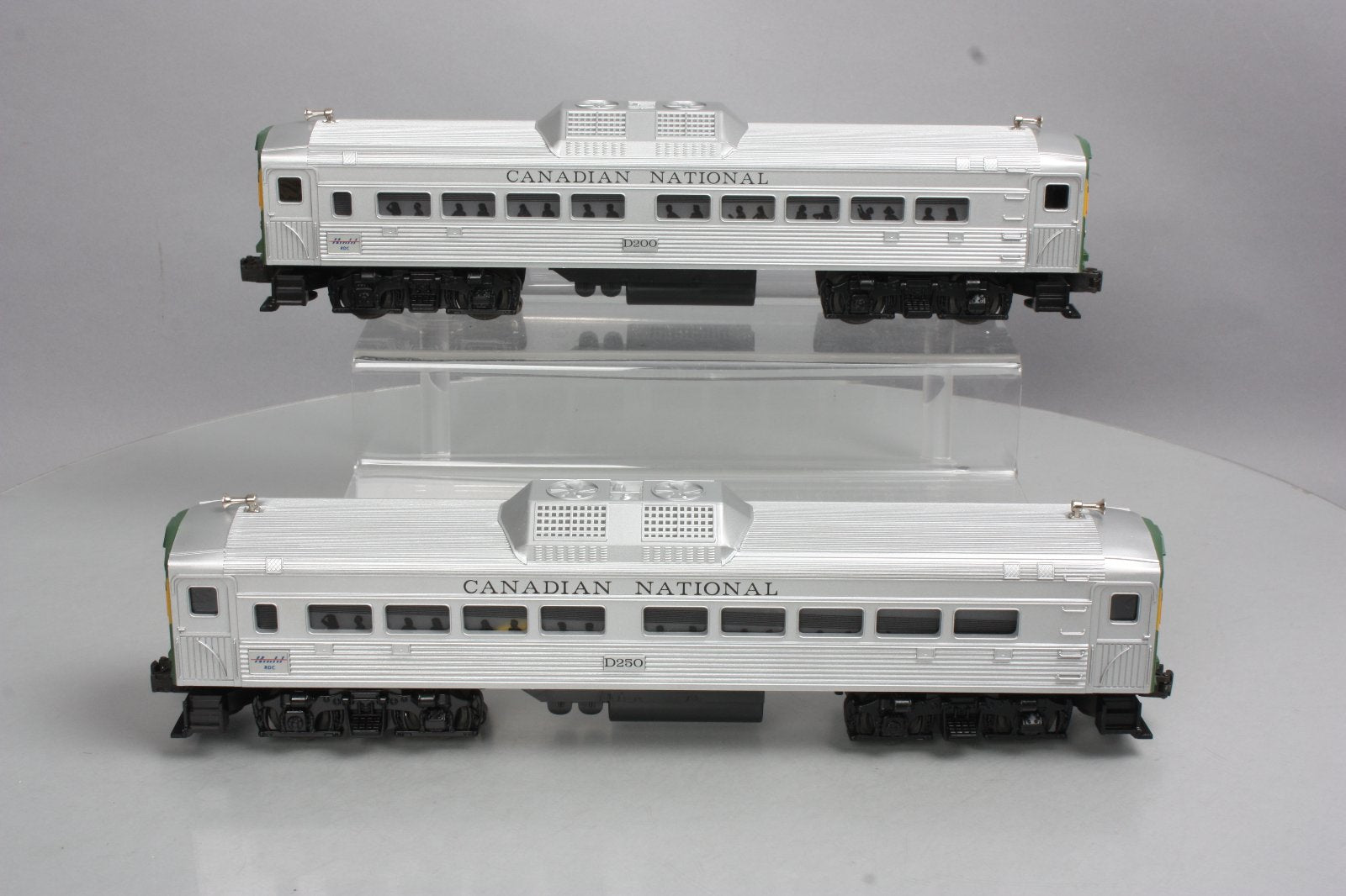 Lionel 6-18512 O Canadian National Non-Powered Budd Car Set NIB