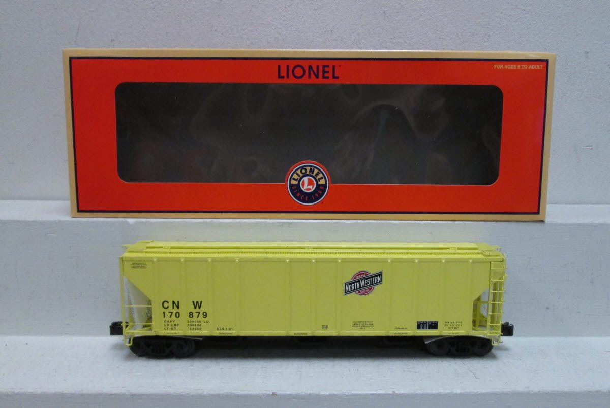 Lionel 6-27195 Chicago & North Western PS-2CD 3-Bay Hopper LN/Box