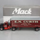 First Gear 19-2564 1:34 Diecast E.N. Curtis 1960 Mack B-Model Tractor Trailer
