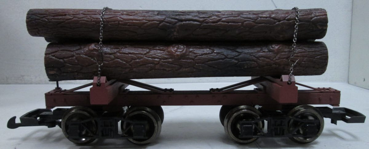 Bachmann 98490 G Scale Skeleton Log Cars w/Log Load - Metal Wheels LN/Box