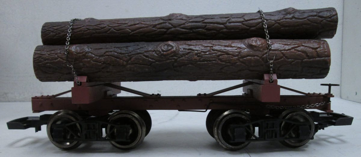 Bachmann 98490 G Scale Skeleton Log Cars w/Log Load - Metal Wheels LN/Box