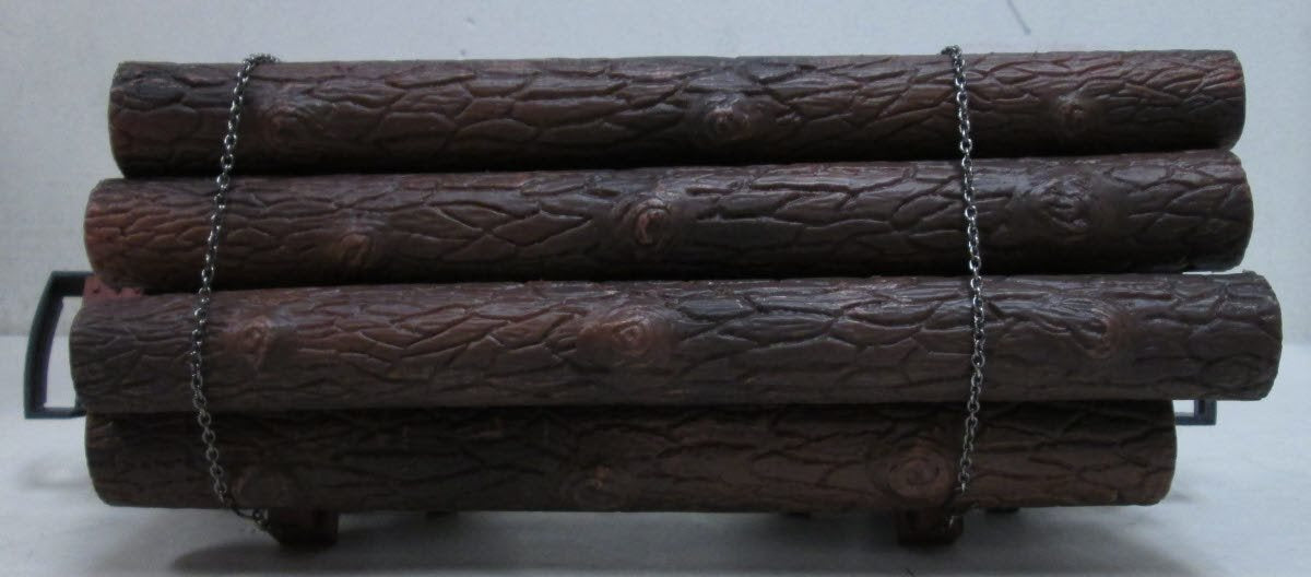 Bachmann 98490 G Scale Skeleton Log Cars w/Log Load - Metal Wheels LN/Box