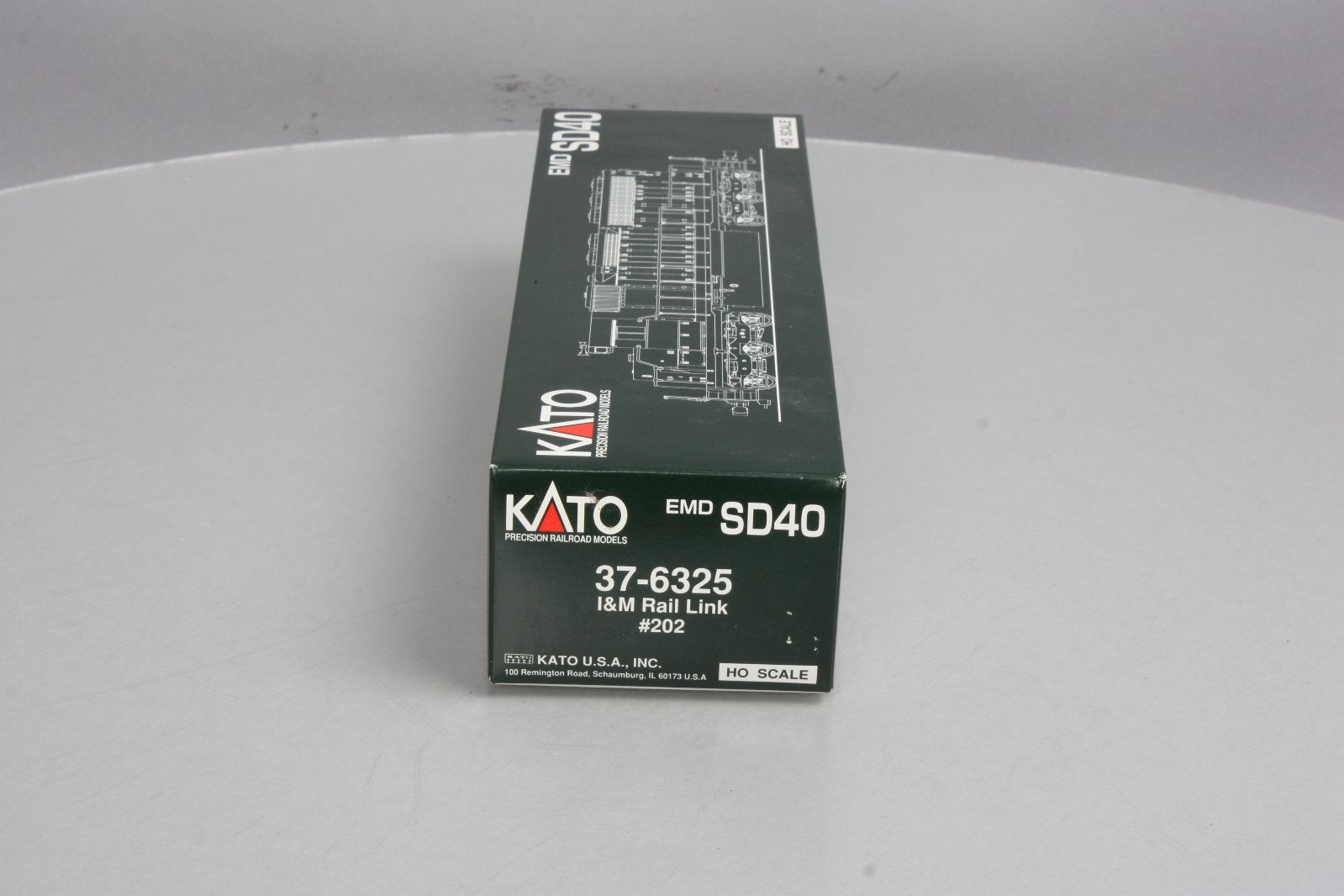 Kato 37-6325 HO Scale I&M Rail Link SD40 Diesel Locomotive #202