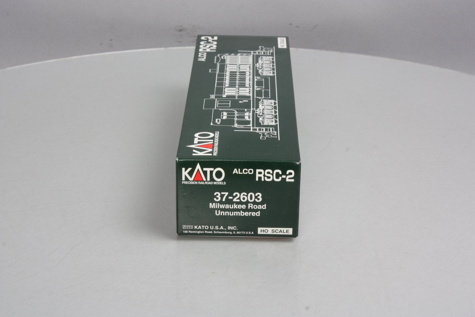 Kato 37-2603 Milwaukee Road Alco RSC-2 (Unnumbered) LN/Box