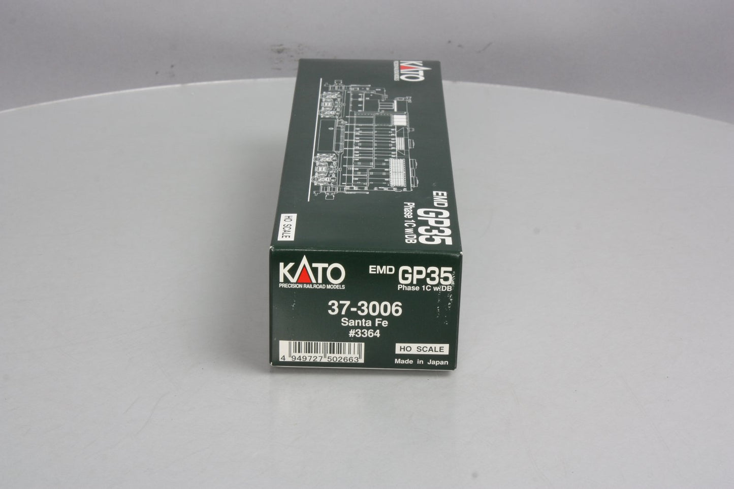 Kato 37-3006 HO Santa Fe EMD GP35 Diesel Locomotive #3364