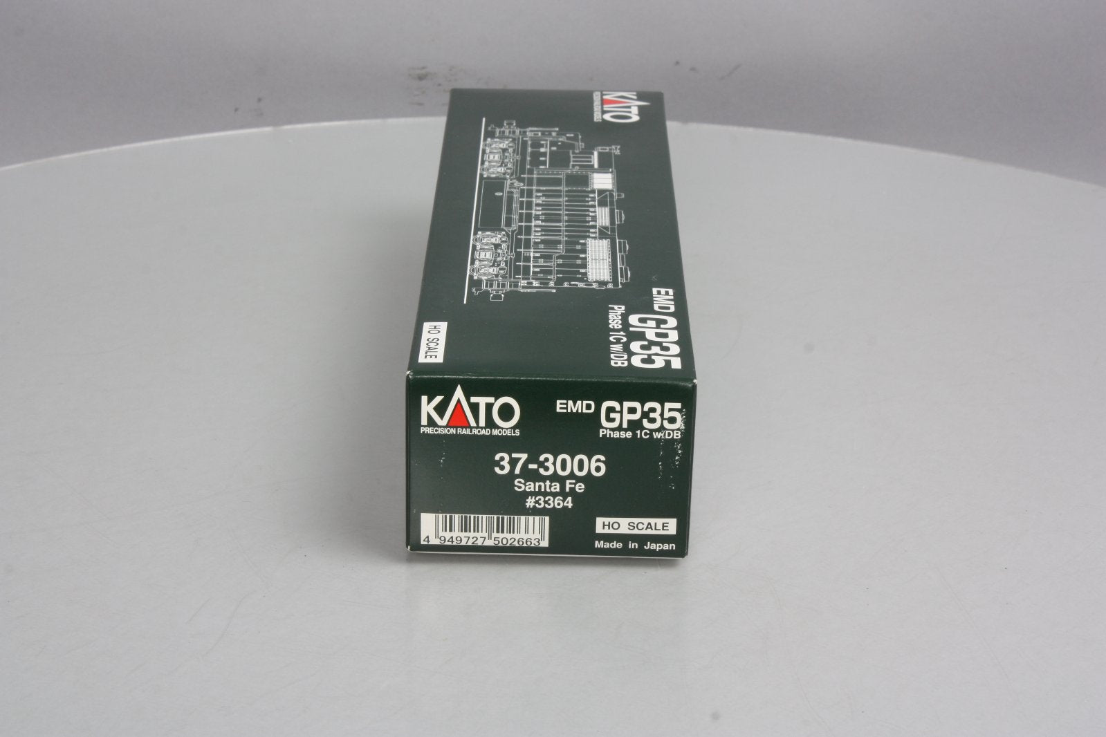 Kato 37-3006 HO Santa Fe EMD GP35 Diesel Locomotive #3364