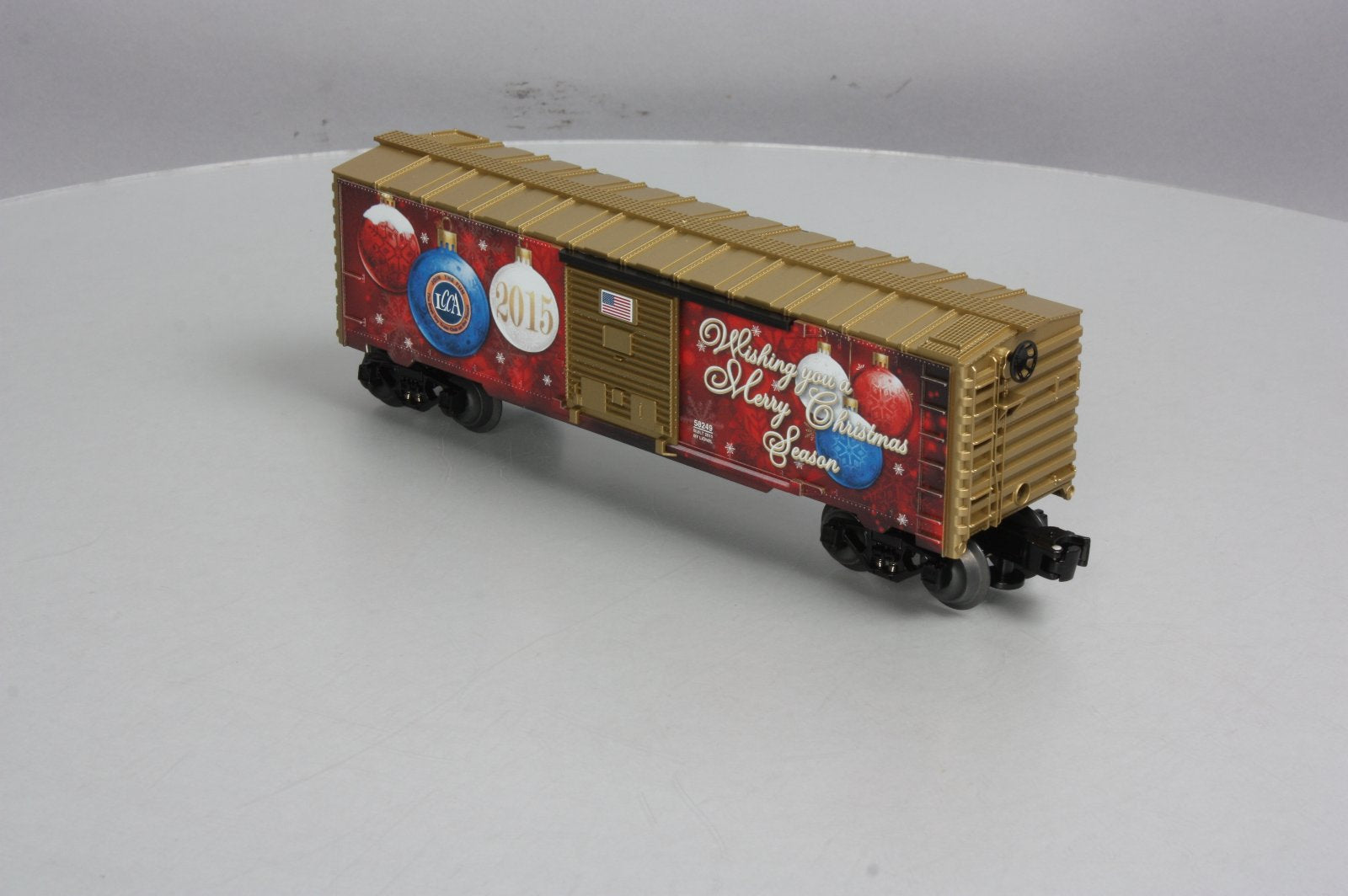 Lionel 6-58249 O Gauge LCCA 2015 Christmas Boxcar LN/Box