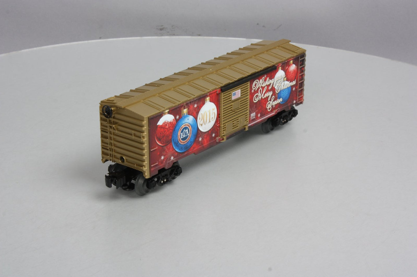 Lionel 6-58249 O Gauge LCCA 2015 Christmas Boxcar LN/Box