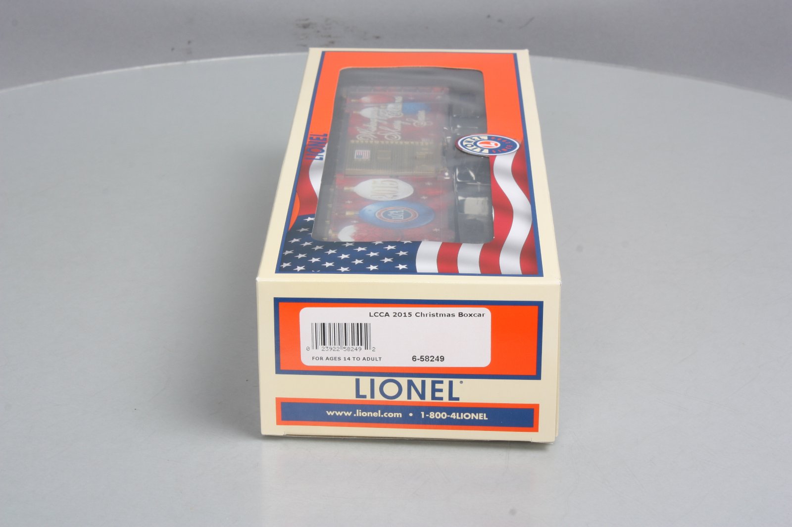 Lionel 6-58249 O Gauge LCCA 2015 Christmas Boxcar LN/Box