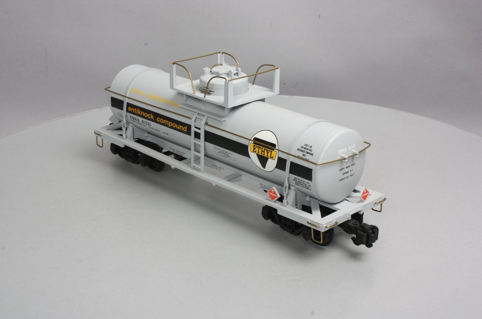 Aristo-Craft 41321 G Scale ETHYL Single Dome Tank Car LN/Box