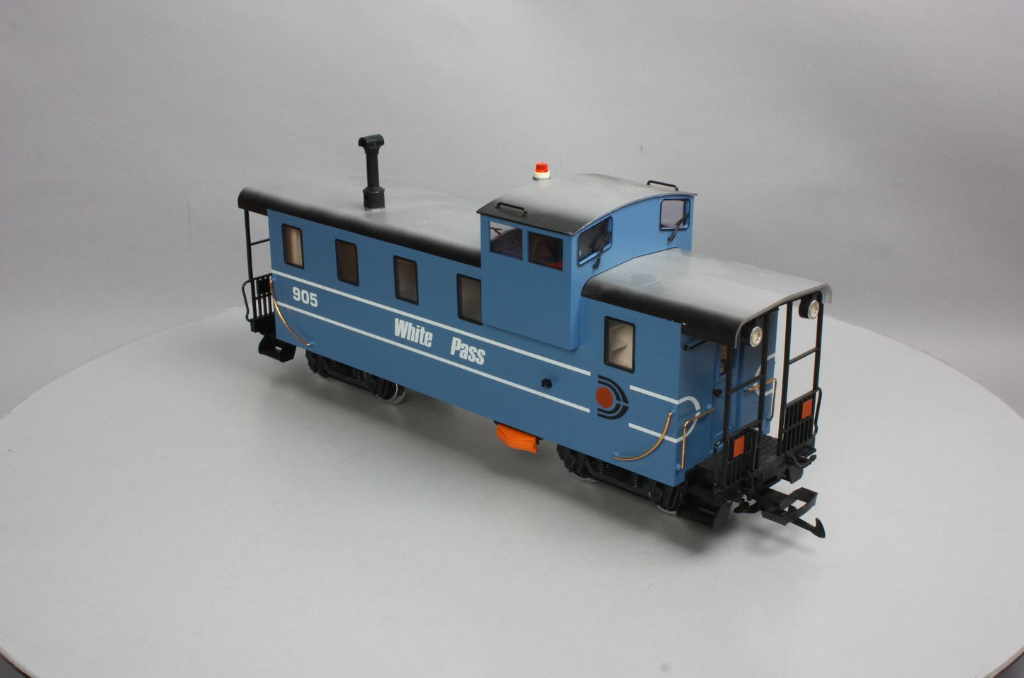 LGB 4071 G Scale White Pass Illuminated Caboose #905 (Metal Wheels) LN/Box